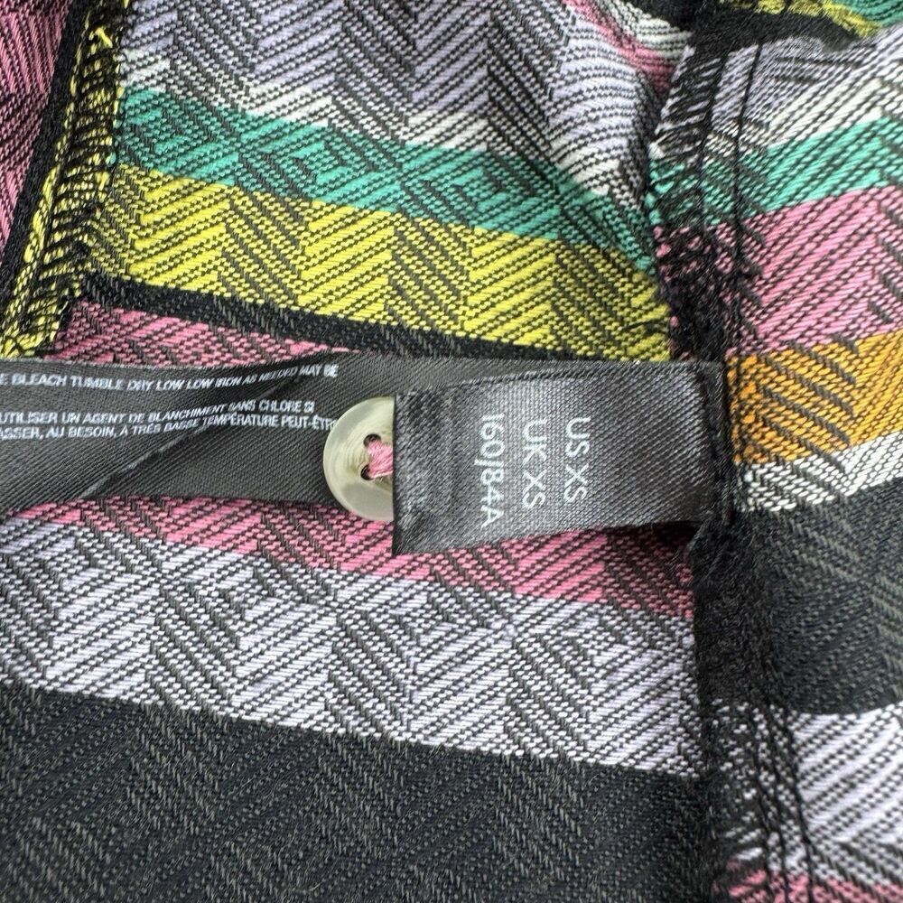 Anthropologie Striped Cover Up Shirt Dress XS Boho Resort Beach Lightweight - Picture 8 of 8